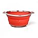 Collapsible Colander Pasta Strainer with Stainless Steel Base (Extra Large 9.5