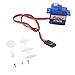 Stemedu 4 Sets Digital Servo Feetech FT90R 360 Degree Continuous Rotation Micro RC Servo with Wheel for Micro:bit Robot 6V 1.5KG
