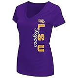 Ladies LSU Tigers 2 Sided Compulsory Short Sleeve Tee Shirt