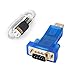 DTECH 1.5 Feet USB to RS232 DB9 Serial Port Adapter Cable with FTDI Chip Supports Windows 10 8 7 and Mac Linux