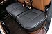 EDEALYN 1 Pack Scalable (124-140cm) Back Seat Cover Car Seat Cover Seat Protector Rear Seat Bottom Cover Fits 90% of car - for Seat Bottom Only (Black - Rear seat)