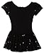Capezio Little Girls' Sequined Puff Sleeve Dress