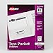 Avery Two Pocket Folders, Holds up to 40 Sheets, Business Card Slot, 25 White Folders (47991)