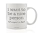 I Want To Be A Nice Person But People Are Just So Stupid Mug, Funny Humor Sarcasm Work Office Quote Sarcastic Present Christmas Birthday Gift Coworker Him Her 11oz Ceramic Coffee Cup Digibuddha DM0323