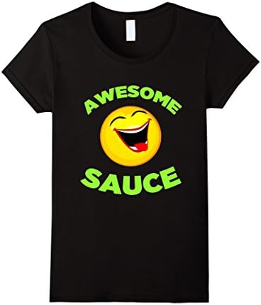 Women's Awesome Sauce T-Shirt  Medium Black