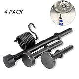 Air Hammer Bits Set,Smoothing Air Chisel Pneumatic Bits Tool Set with Spring 4 PCS