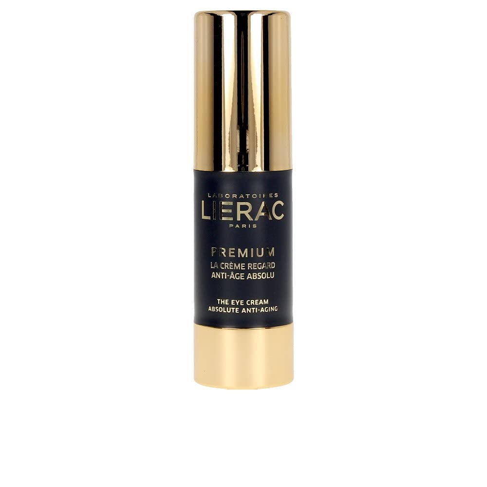 Lierac Premium Anti Aging Eye Contour Cream with Hyaluronic Acid, for All Skin Types, 15 ml (Pack of 1)