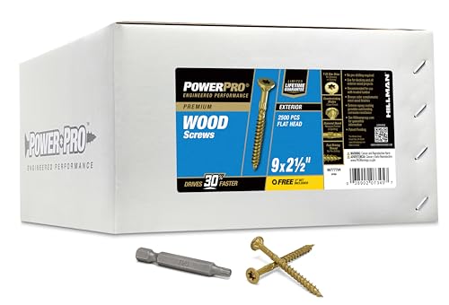 HILLMAN FASTENERS 967777 2500 viti di taglio, 6,3 x 22,9 cm