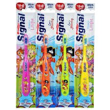 Signal Kids Toothbrush, Pack of 1 Unit , Assorted Color and character