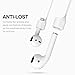 Airpods Strap Airpods Magnetic Strap Apple iPhone X/iPhone 8/iPhone 8 plus/iPhone 7/iPhone 7 Plus [Lightweight][Ideal Length] Air Pods Strap Wire Cable Connector for Apple Airpods - White Grey
