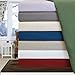 Superior Cotton Percale Deep Pocket, Queen, Navy Blue, 4-Pieces Sheet Set