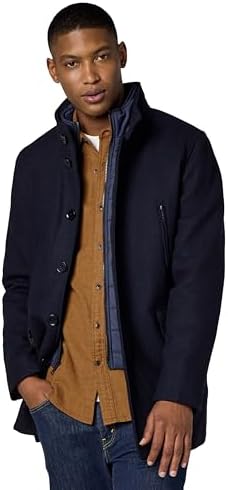 Cole Haan Signature Men's Melton Wool Topper, Lt Grey, Small at