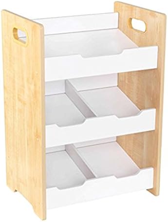 Kidkraft 15766 Ordnungssystem Regal Aus Holz Mit Fachern Fur Aufbewahrung Von Kinder Spielzeug In Weiss Naturfarben Kinderzimmer Mobel Amazon De Kuche Haushalt