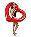 The Original Heart Pool Floats for Adults by LOTELI – Thicker & Stronger – Large Inflatable Pool Floats for Parties Bachelorette Wedding Float – River Lake Beach Raft - Durable & Easy to Inflate
