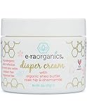 Diaper Rash Cream Natural & Organic - Extra Soothing Zinc Oxide Diaper Rash Treatment with Aloe Vera, Chamomile, Calendula, Rose Hip & More - for Dry, Sensitive, Irritated Skin 2oz Era-Organics