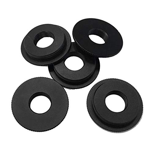 JUNESUN Black Metal M12 to C/CS Mount Board Lens Converter Adapter Ring for AHD Sony CCD TVI CVI Box Camera Support Accessories - Thumbnail 2