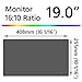Four Guard Privacy Screen Filter for Computer Monitor 19.0 Inch 16:10 Widescreen – Privacy Protection Blue Light Reduction Anti Glare Anti Scratch Protector Filmthumb 4