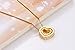 Mondaynoon Deal of the Gift I Love U Forever Women's Dual Heart Pendant Charm Necklace Created Clear Austrian Crystal, 15.7