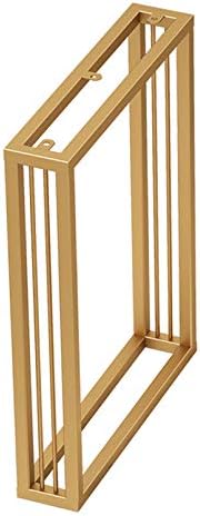 1xテーブル脚 パーツ レッグスクエア 調整可能な金属家具の脚 頑丈なdiyメタルデスク脚 スチールクリエイティブ大理石ダイニングテーブル脚 Gold50x70cm オフィステーブルフィート 工業用バー棚 カスタム ファクトリーアウトレット 19 7x27 5in