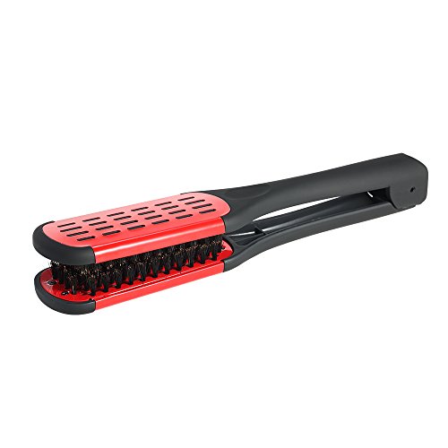 Hair Straightener Anself Hair Straightening Comb Double Sided Brush