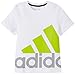 adidas Exploded Logo Tee, White, 4T