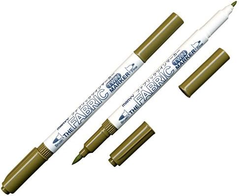 Fabric twin marker No. 3522-27 with two khaki