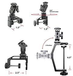 PEDCO UltraClamp Assembly 360 Swivel Camera Mount