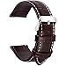 Fullmosa Quick Release Watch Band, Bamboo Leather Watch Strap for Samsung Galaxy Watch 6 40mm 44mm/Galaxy Watch 6 Classic 43mm 47mm/Galaxy Watch 5 40mm 44mm/Pro 45mm,20mm Dark Brown