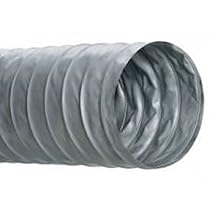 Hi-Tech Duravent S-TL Series PVC Fiberglass S-TL Air/HVAC Duct Hose, Grey, 3