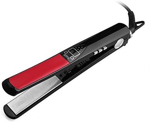 YooZoo Salon Hair Straightener Nano-Titanium Slimmer Flexible Ceramic Straight Flat Iron Digital LCD Display Straightening Hair Styler