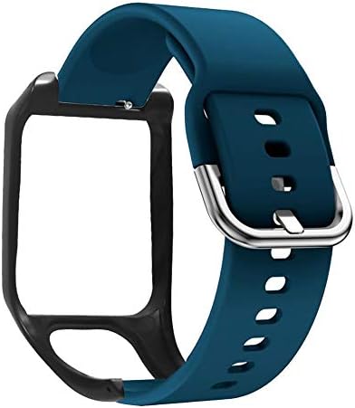 Replacement Wristband - Silicone Watch Band - Adjustable Replacement Wristband - Sports Watch Strap -Smart Bracelet Accessory, For TOMTOM Runner3 & TOMTOM Adventurer (160mm-235mm)