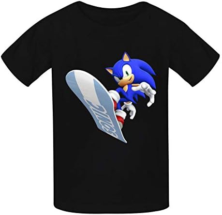Kid/Youth Son-ic The Hedg-ehog T-Shirts 3D Short Sleeve Tees for Girls Boys