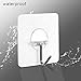 Adhesive Hooks, 16 Pack Adhesive Wall Hooks Clear Heavy Duty Hooks (7.2cm x 7.2cm) for Kitchen Bathroom Door Ceiling Hanger 22 Pound/10 KG by AUSTOR