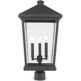 Z-Lite 568PHXLR-ORB 3 Light Outdoor Post Mount Fixture, Oil Rubbed Bronze