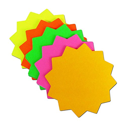 NeoPlex 4"x4" Round Neon Star Card
