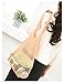 Chris.W Portable/Reusable/Washable Cotton Mesh String Organic Organizer Shopping Handbag Long Handle Net Tote - Pack of 4(Grey Blue/Black/Beige/Pink)