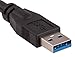 Cable Leader 1ft USB 3.0 Panel-Mount Type A Male to Type A Female Cable
