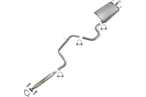 Northeastern Exhaust | Stainless Steel Resonator, Intermediate Pipe & Muffler Exhaust System Kit Compatible for Pontiac Grand Prix 2005-2008 3.8L | Free Gasket, Bolts and Nuts & Clamps Included