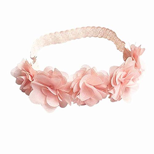 peach baby headband
