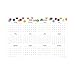 Blue Sky Ampersand for Academic Year 2019-2020 Laminated Erasable Wall Calendar, Double Sided, 36' x 24', Dots