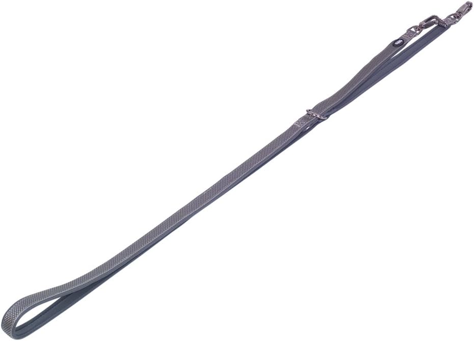 Nobby Classic Preno Royal Dog Lead Width 20 mm Length 58-69 cm + 54 cm Grey, gray, M-L, B: 20/25 mm
