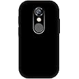 for Unihertz Jelly 2 Case, Soft TPU Back Cover Shockproof Silicone Bumper Anti-Fingerprints Full-Body Protective Case Cover for Unihertz Jelly 2E (3.00 Inch) (Black)