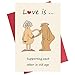 Tekola Sytugow Funny Anniversary Card, Birthday Card, Valentine's Day Card for Boyfriend Girlfriend Wife Husband
