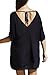 Mulisky Womens Sexy V Neck Half Sleeve Swimsuit Cut-Out Beach Cover Up Dress