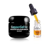 CopperGel Ice with 100 mg Pure Hemp Oil, Rapid Relief, Cold Therapy, Long Lasting, Arthritis, Back, Knee, Hands, Neck, Feet, Muscle Soreness, Inflammation, Joints, Experience The Benefits of Copper