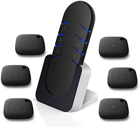 Wireless Key Finder, Orbit Key Phone Finders Item Locator, Tag RF Remote Control with 6 Cube Receivers for Wallet Purse Cell Phone (KF6)