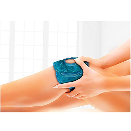 ProActive Therm-O-Beads Reusable Hot or Cold Therapy Knee Wrap Gel Compress for Pain Relief - Thumbnail 2