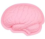 Yatim DIY Human Brain Shape Silicone Baking Mold for Homemade Soap, Cake, Cupcake, Bread, Muffin, Pudding, Jello, Bread, Cheesecake, Cornbread, Biscuit
