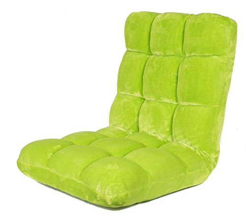 BirdRock Home Adjustable 14-Position Memory Foam Floor Chair & Gaming Chair (Lime)