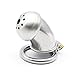 YiFeng Stainless Steel Male Chastity Cage Device Belt Restraint Men Bondage Fetish ZCS137 (50mm Ring)